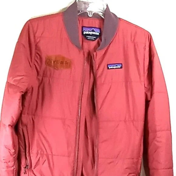 Patagonia R1 Jacket Women Small Brown Cross Strata Full Zip Everfi Patch Pockets - Picture 3 of 10